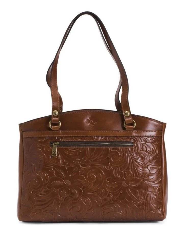 Patricia Nash Tooled Leather Poppy Tote Florence P53207
