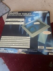 Medion PC USB Graphics Tablet with drawing pen MD 9570