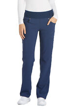 Cherokee iflex Mid Rise Straight Leg Pull-on Pant-New-Free Ship