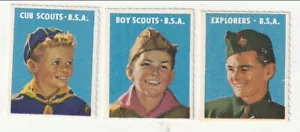 U.S.A. - Etichette Scouting, Cub Scouts, Boy Scouts, Explorers (M) - Foto 1 di 1