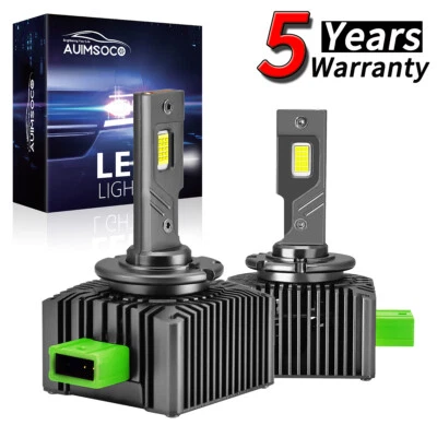 For Volvo XC60 2014-2015 2x D3S LED Headlight Bulbs Hi/Lo Beam HID Replacement Foto 1 de 4