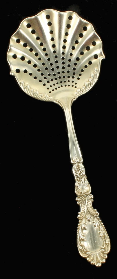 Antiguo servidor de tomate Nautilus Art Nouveau R. Blackinton & Co. de plata esterlina  Foto 1 de 4