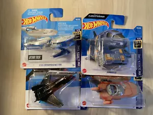 Hot wheels bundle new x 4 Space ships Marvel Star Wars Star Trec Buzz Lightyear - Picture 1 of 6
