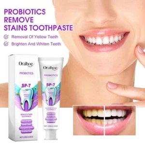 1-5pcs SP-7 Probiotics Whitening Remove Stains Toothpaste U2 New M3X3 DX - Picture 1 of 24