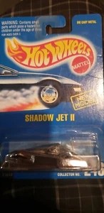 Vintage Hot Wheels SHADOW JET II #246 (1994) *New Model* Blue Card - Picture 1 of 3