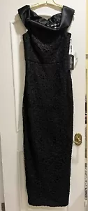 Neu mit Etikett Karl Lagerfeld Paris schwarzes Abendkleid schulterfrei Spitze 6 - Bild 1 von 9