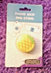 Cell Phone Grip And Stand, New with PINEAPPLE Design Pattern - Picture 1 of 1