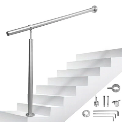 Eingangsgeländer Treppengeländer Handlauf Edelstahl Brüstung für Außen & Innen - Bild 1 von 4