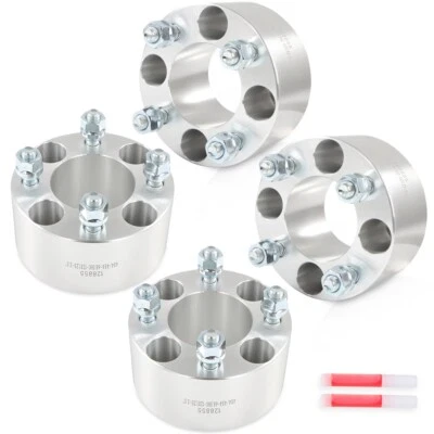 4X 2.5" 4x4"/ 4x101.6 Wheel Spacers 12x1.25 For Yamaha Adventurer Sport 2013-22 - Imagem 1 de 4