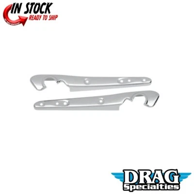 Puntales de guardabarros trasero cromados Drag Specialties para Harley Sportster XL 04-21 Foto 1 de 3