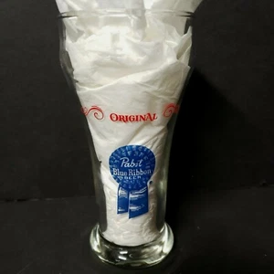  Original Pabst Blue Ribbon Pilsner Beer Glass Bell Top 10 oz. Excellent Pre-Own - Picture 1 of 12