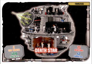 221 - Death Star - LEGO Star Wars Sammelkarten Serie 1