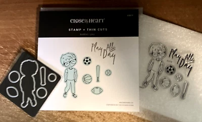 CTMH Z3977 CORTES FINOS E A1277 BUDDIES-JOEY ~ Menino, Futebol, Beisebol, Futebol - Imagem 1 de 3