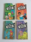 Vintage Lot of 4 Sesame Street Paperback Books Early Learning Teaching Reading 