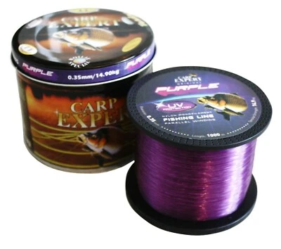 (2,50€/100m) CARP EXPERT UV 1000m Protection Purple *NEU* monofile Angelschnur