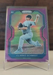 2021 Panini Prizm #75 Clarke Schmidt Purple Prizm Rookie RC Yankees - Picture 1 of 2