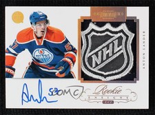2011-12 Panini Dominion Rookie Ensigns 1/1 Anton Lander #19 Rookie Auto RC