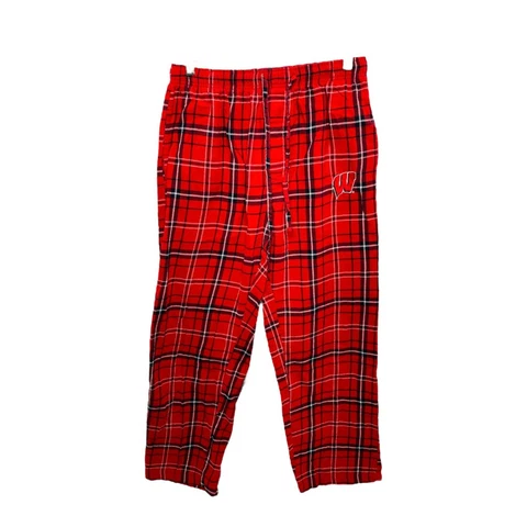 Concepts Sports Sleepwear Wisconsin Badger’s Men’s Size Medium Red Sleep Pants Cover