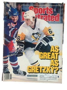 Vintage Sports Illustrated: February 6, 1989, Mario Lemieux, Gretzky, NHL, Hocke - Picture 1 of 2