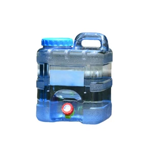 10L Water Bucket Camping Water Container Outdoor Portable Outlet Tap Barrel - Picture 1 of 9