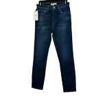 NWT REDONE High Rise Ankle Crop Jeans Size 25 Button Fly Whiskering