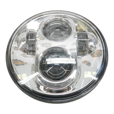 NUEVO FARO LED CROMADO 5 3/4" PARA HARLEY SPORTSTER DYNA SOFTAIL E INDIO Foto 1 de 4