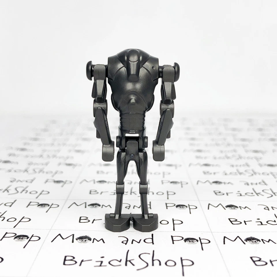 LEGO Minifig sw1321 - Super Battle Droid - Pearl Dark Gray Chest Light Indent