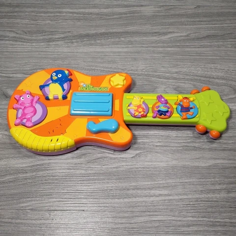 THE BACKYARDIGANS Musical Singing Guitar Toy 2006 Mattel Nickelodeon Tested Work Cover