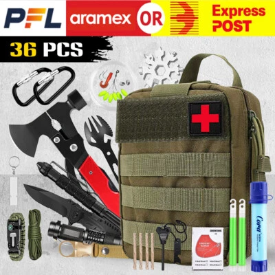 SOS Tool Emergency Survival Equipment Kit Tactical Camping Outdoor Tools AU - image 1 of 4