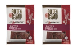 2 x 410g Golden Island Korean BBQ Pork Jerky 810g Made in USA - Picture 1 of 3
