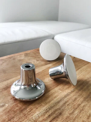 Hochwertige Möbelfüße aus Chrom für Sessel, 17 Stück +Schrauben, 4,90€ pro Stück - Bild 1 von 4