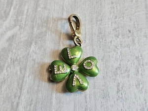 ❤️2007 JUICY COUTURE LOVE CLOVER LOCKET CHARM - Picture 1 of 6