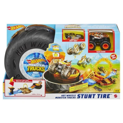Hot Wheels - Monster Truck Pneu Set de Jeux Véhicule Roue Rage Ace Neuf - Photo 1/4