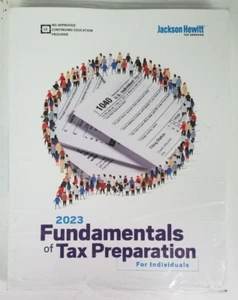 Jackson Hewitt 2023 Fundamentals of Tax Preparation for Individuals-NEW - Picture 1 of 3