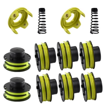 Trimmer Spool Line & Cover & Spring Set For Ryobi RAC118 1.2 Mm Spool RLT3525S - - Image 1 of 4