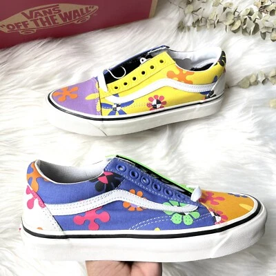 VANS  OLD SKOOL STYLE 36 DX SKATE SHOES ANAHEIM FACTORY Psychedelic Floral W7.5 - Image 1 of 4
