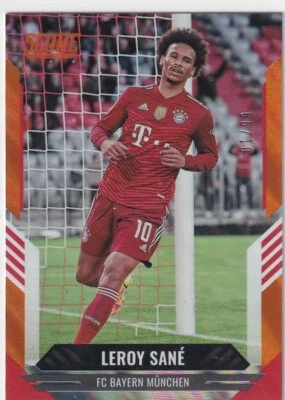 Panini FIFA Score 2021-22 Soccer No. 178 Leroy Sane Orange Lava 1/99 - Image 1 of 2