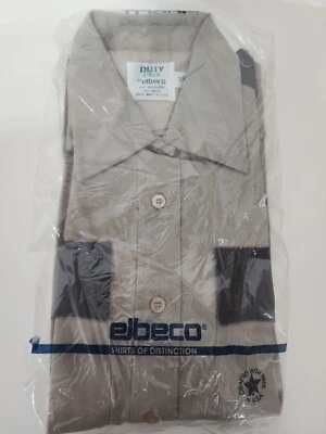 Camisa Uniforme Elbeco Duty Talla Grande 40 Manga Corta Beige y Marrón Foto 1 de 2