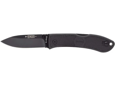 KA-BAR Dozier Hunter Pocket Knife 3" Drop Point CPM S35VN Black Blade Zytel - Image 1 of 4