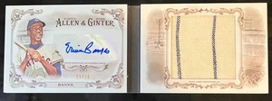 2016 Topps Allen & Ginter Auto Relic Book ERNIE BANKS #SBC-EB 05/10 Beautiful! - Picture 1 of 6