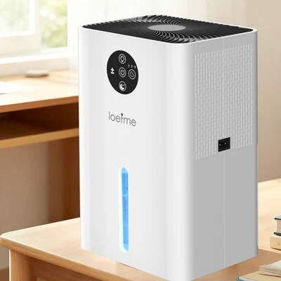 LOEFME Luftentfeuchter elektrisch 1800ml Raumentfeuchter Entfeuchter Timer 22.5W