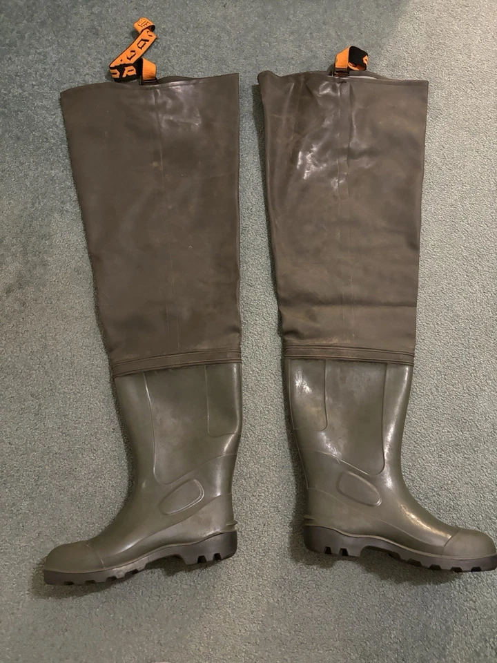 Russian Vintage Waders - Botas de goma de cadera talla 8,5 -2 Foto 1 de 1