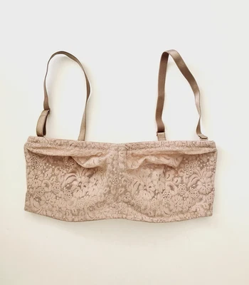 Sujetador sin tirantes con aros Wacoal Halo.  Talla 36DD. Estilo 65449. Bronceado Foto 1 de 4