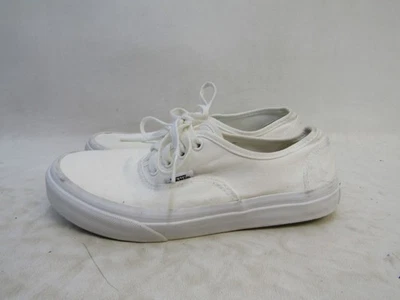 Zapatillas Vans Jóvenes Niños Pequeños Talla 3.5 Blanco Lona Con Cordones Foto 1 de 4