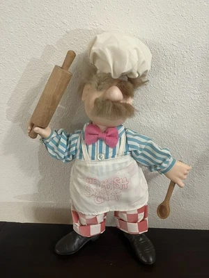 Peluche de chef sueco 1988 raro vintage Croonchy Stars muñeca por correo Foto 1 de 4