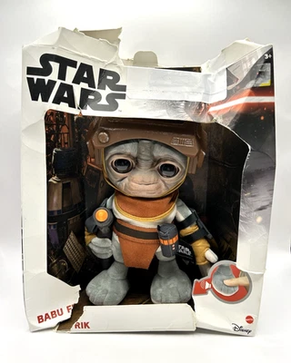 Peluche parlante Star Wars BABU FRIK 9" Rise of Skywalker Mattel nuevo en caja dañada Foto 1 de 4
