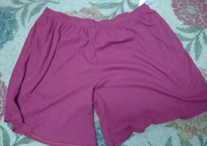 ERICK HUNTER  BIG MAN SHORTS SIZE 5XL  RED /MAROON VINTAGE USA - Picture 1 of 4