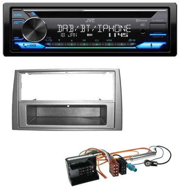 JVC Bluetooth MP3 USB DAB CD Autoradio für Peugeot 308 07-09 dunkelsilber - Bild 1 von 4