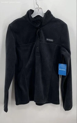 Nuevo con etiquetas Pullover Columbia para mujer negro Benton Springs 1/2 Snap - Talla S Foto 1 de 4