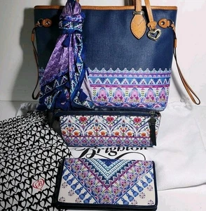 BRIGHTON BRINLEY CASABLANCA JOYA COLL. CARTERA TOTE BUFANDA Y ESTUCHE COSMÉTICO $499 - Imagen 1 de 24
